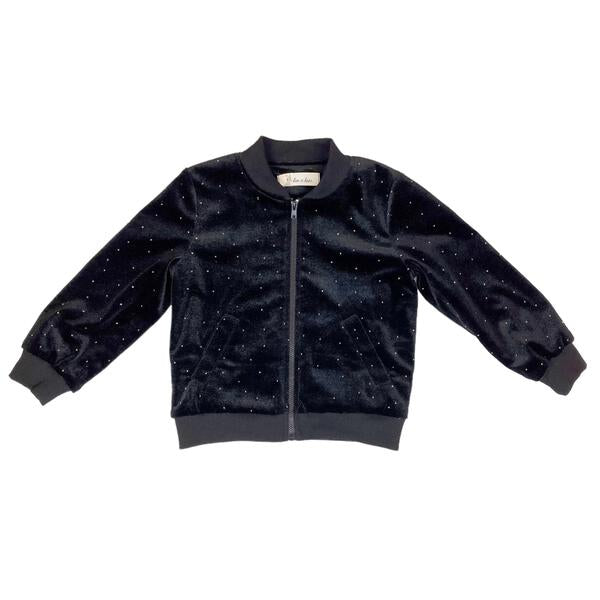 Sparkle Velvet Black Jacket - doe a dear