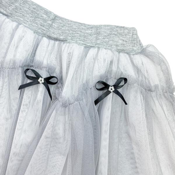 Grey Bowtie Tutu Skirt - doe a dear