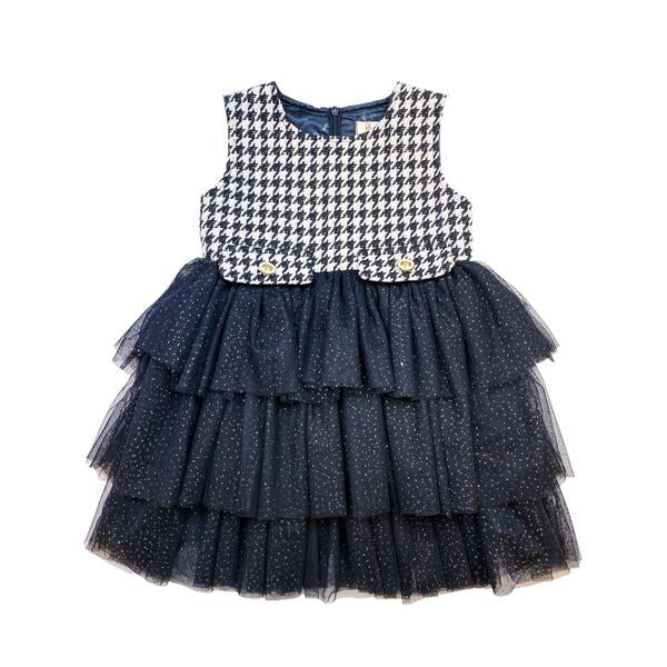Houndstooth Tulle Dress - doe a dear
