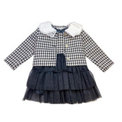 Houndstooth Tulle Dress - doe a dear