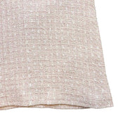 Pink Floral Lace Trim Tweed Dress - doe a dear