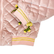 Floral Embroidered Quilted Jacket - doe a dear