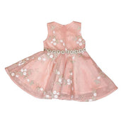Floral Mesh Flare Dress - doe a dear