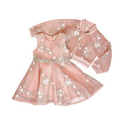 Floral Mesh Flare Dress - doe a dear