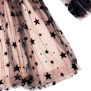 Pink Star Mesh Layered Dress - doe a dear