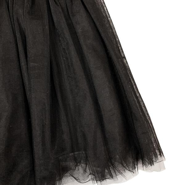 Black Lace Bodice Tulle Dress - doe a dear