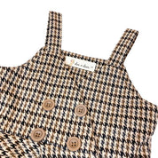 Brown Plaid Vest - doe a dear