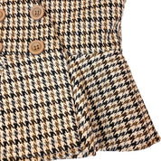 Brown Plaid Vest - doe a dear