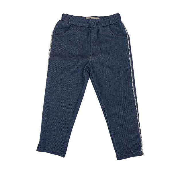 Pearl Trim Denim Pants - doe a dear