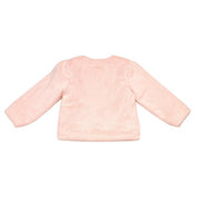 Embellished Trim Pink Fur Jacket - doe a dear