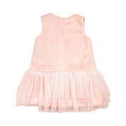 Embellished Pink Fur Dress - doe a dear