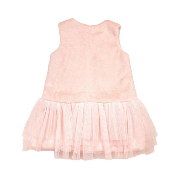 Embellished Pink Fur Dress - doe a dear