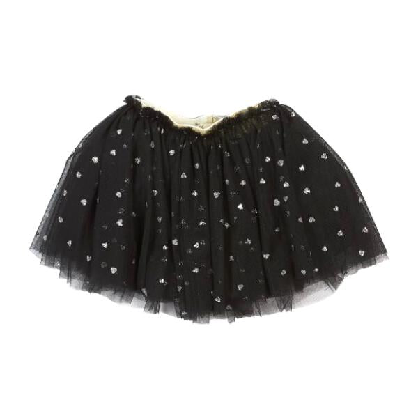 Glitter Heart Black Tutu Skirt - doe a dear