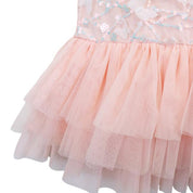 Pink 3D Butterfly Tulle Dress - doe a dear