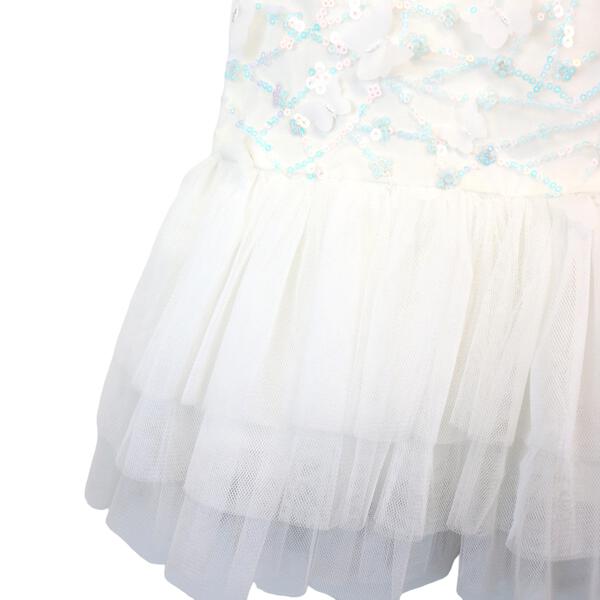 White 3D Butterfly Tulle Dress - doe a dear