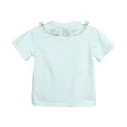 Green 3D Angel Wings Trim Tee - doe a dear