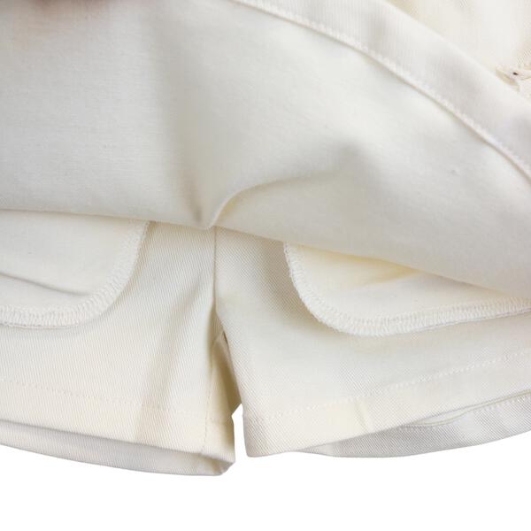Beige Canvas Shorts w/ Front Wrap - doe a dear