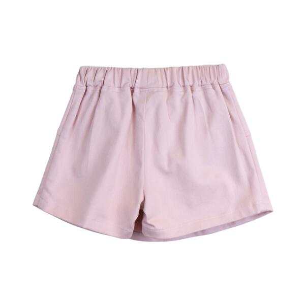 Pink Canvas Shorts w/ Front Wrap - doe a dear