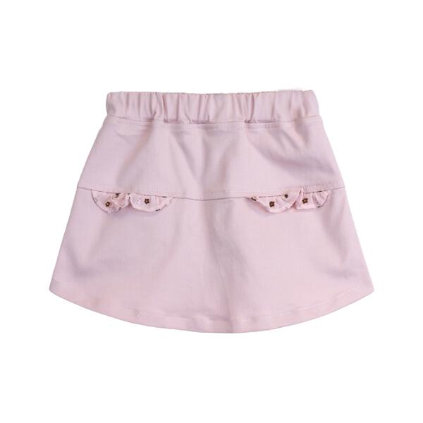 Pink Canvas Shorts w/ Front Wrap - doe a dear