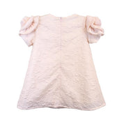 Pink 3D Cuff Floral Brocade Dress w/ Jewels - doe a dear