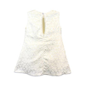 Ivory Heart Brocade Dress w/ Brooch - doe a dear