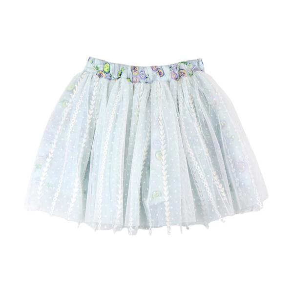 Green Reversible Fruit Pattern/ Mesh Tutu - doe a dear