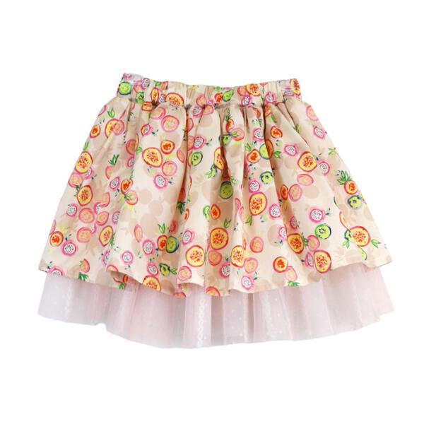 Multi Reversible Fruit Pattern/ Mesh Tutu - doe a dear