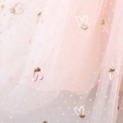 Pink Hearts Embroidery Dress - doe a dear