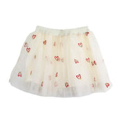 Yellow Hearts Mesh Tutu - doe a dear