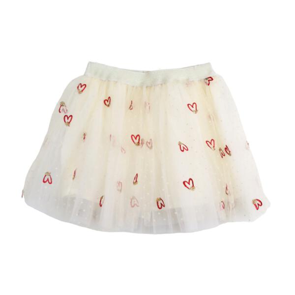 Yellow Hearts Mesh Tutu - doe a dear