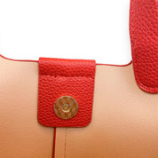 Red Satchel Bag w/ Scarf - doe a dear