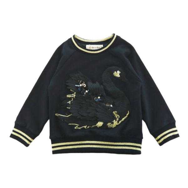 3D Swan Sweatshirt - doe a dear