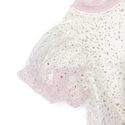 Ombre Foil Print Mesh Dress - doe a dear