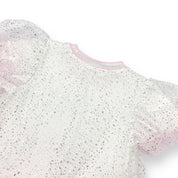 Ombre Foil Print Mesh Dress - doe a dear