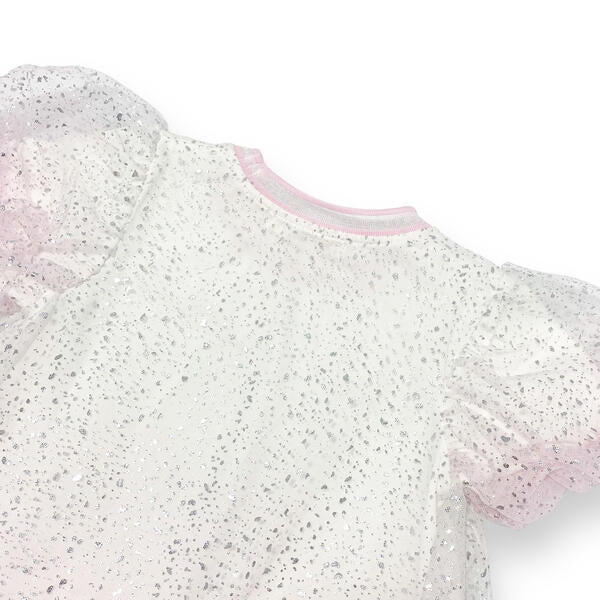 Ombre Foil Print Mesh Dress - doe a dear