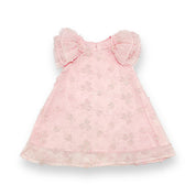 Puff Slvs Butterfly Cotton Dress - pink - doe a dear