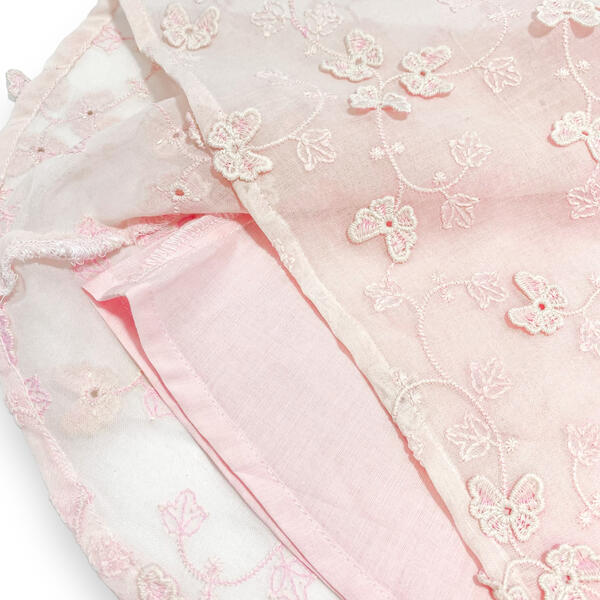 Puff Slvs Butterfly Cotton Dress - pink - doe a dear