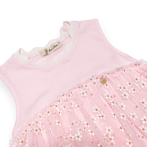 Daisy Mesh Tiered Dress - doe a dear