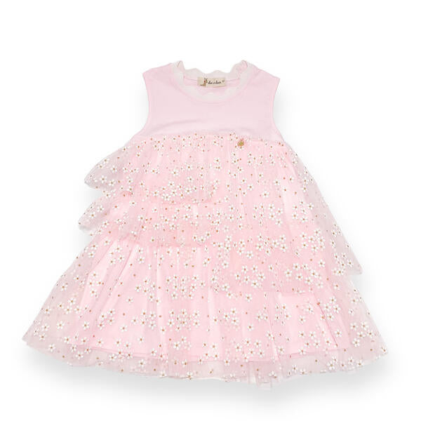 Daisy Mesh Tiered Dress - doe a dear