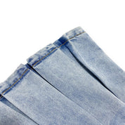 Embellished Denim Pleat Skort - doe a dear