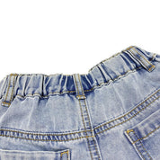 Embellished Denim Pleat Skort - doe a dear