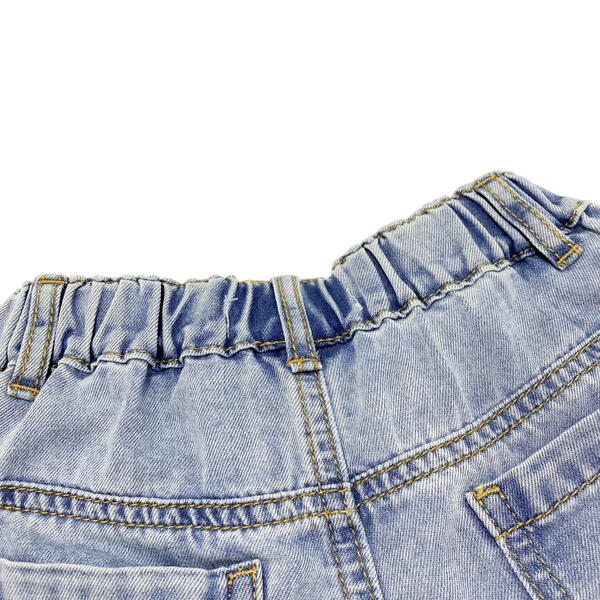 Embellished Denim Pleat Skort - doe a dear