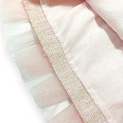 Sleeveless Tweed Tulle Dress - Pink - doe a dear