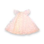 Moon & Star Embellished Mesh Dress - Pink - doe a dear