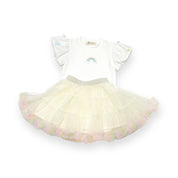 Rainbow Trim Tutu - doe a dear