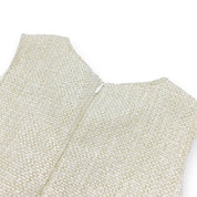 Sleeveless Tweed Tulle Dress - Beige - doe a dear
