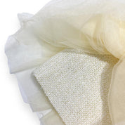 Sleeveless Tweed Tulle Dress - Beige - doe a dear