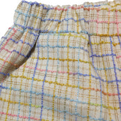 Plaid Tweed Shorts - Beige - doe a dear