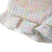 Ruffle Hem Tweed Shorts - Multi - doe a dear