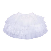 Lace Tier Tulle Skirt